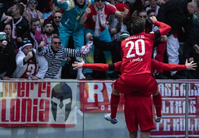 科隆前锋把握机会能力出众,单刀破门绝杀对手